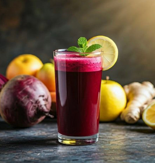 Organic Lemon, Beet, Ginger Juice
